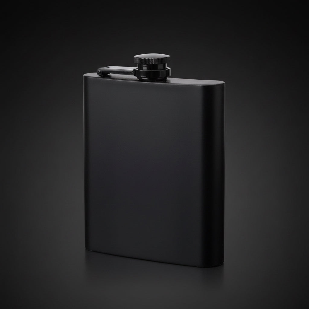 GRUFF Flask — Black Steel