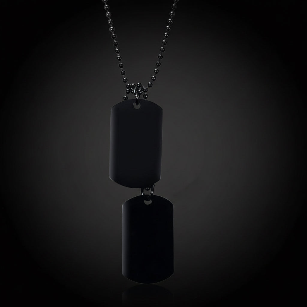 GRUFF Pendant — Black Steel