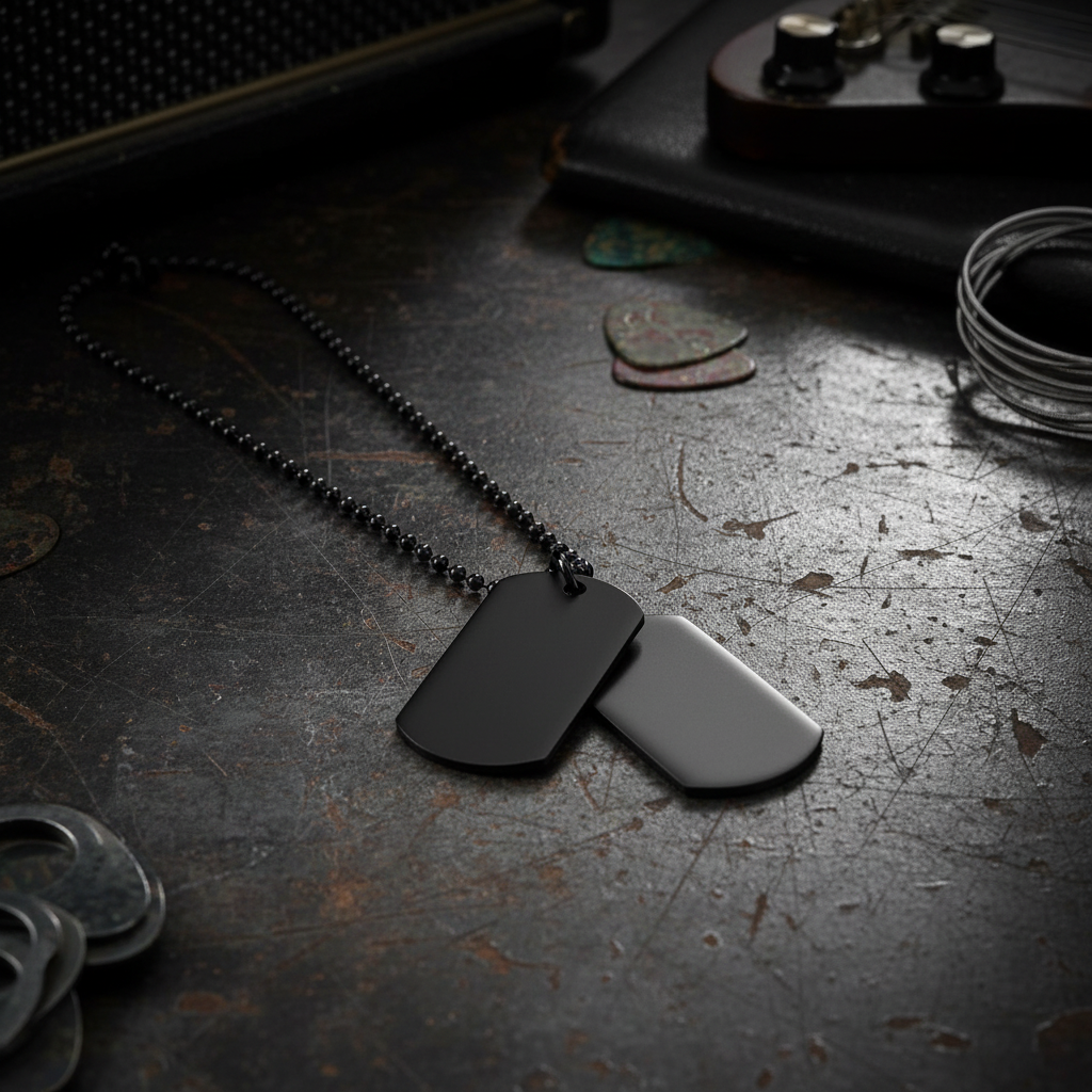 GRUFF Pendant — Black Steel