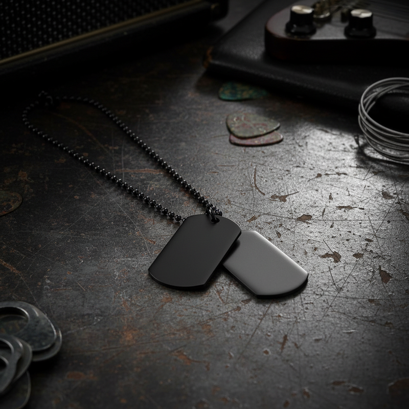 GRUFF Pendant — Black Steel