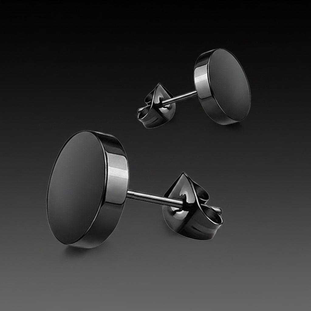GRUFF Studs — Black Steel
