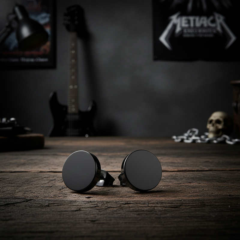 GRUFF Studs — Black Steel