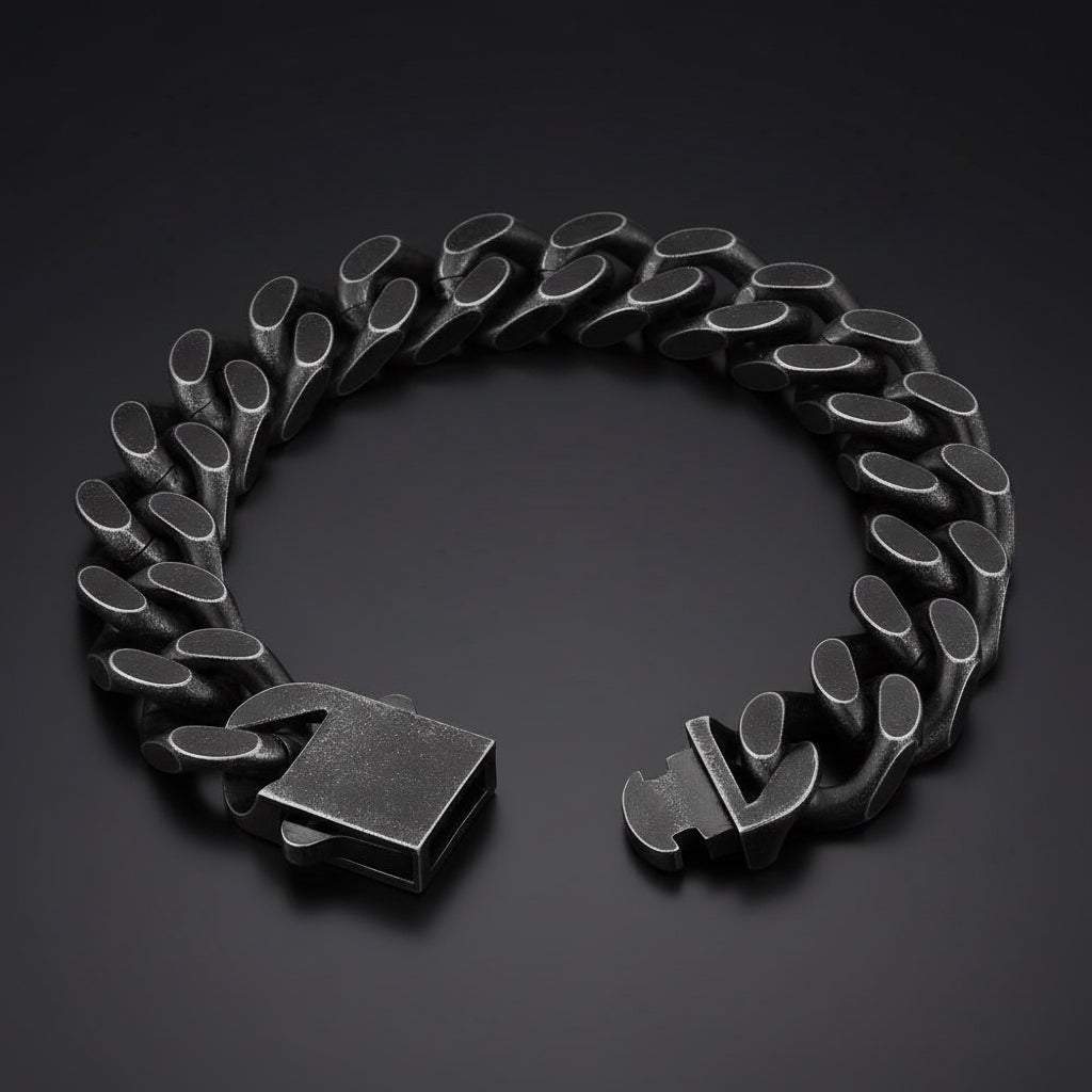 GRUFF Chain — Black Steel