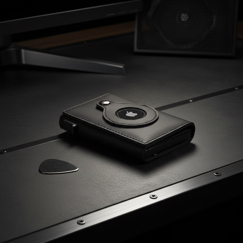 GRUFF Cardholder — Black Leather