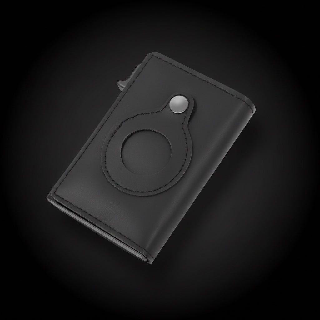GRUFF Cardholder — Black Leather