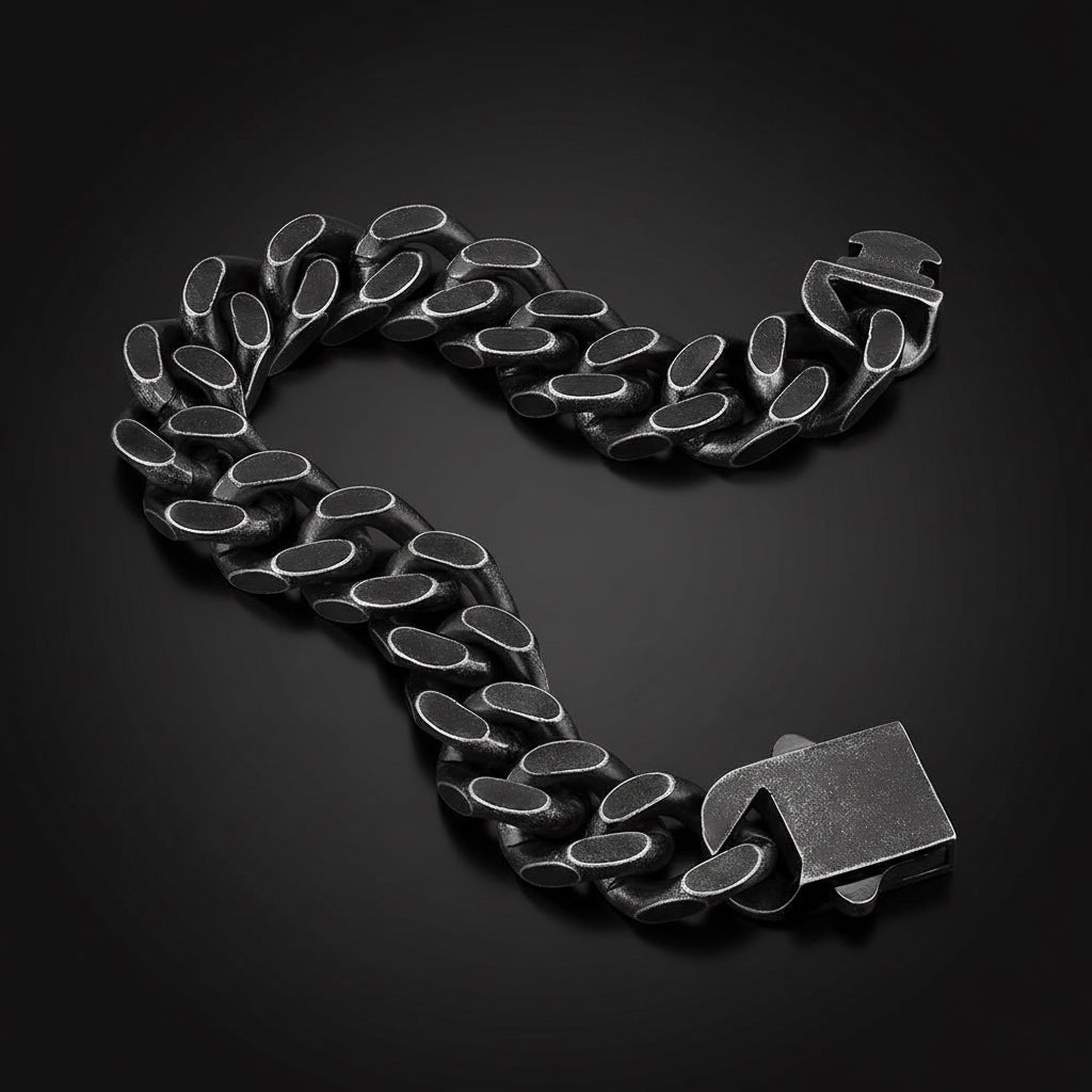 GRUFF Chain — Black Steel