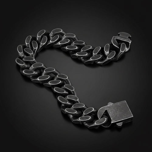 GRUFF Chain — Black Steel
