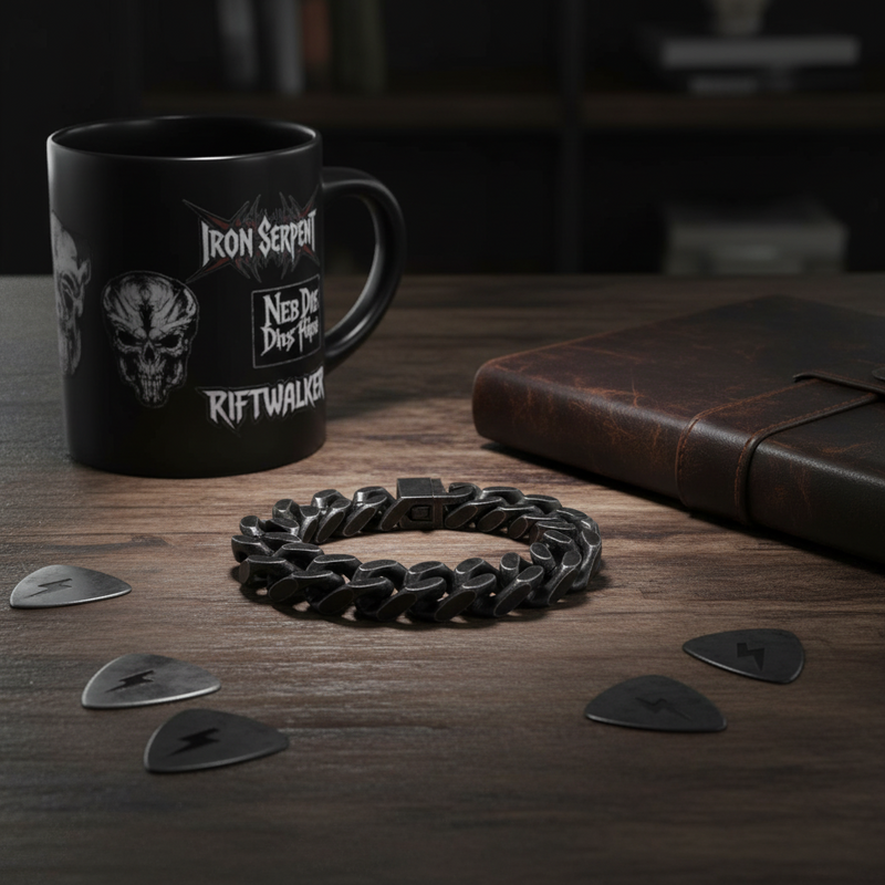 GRUFF Chain — Black Steel
