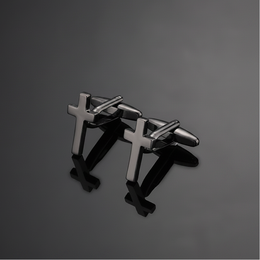 GRUFF Tie Bar — Crucifix