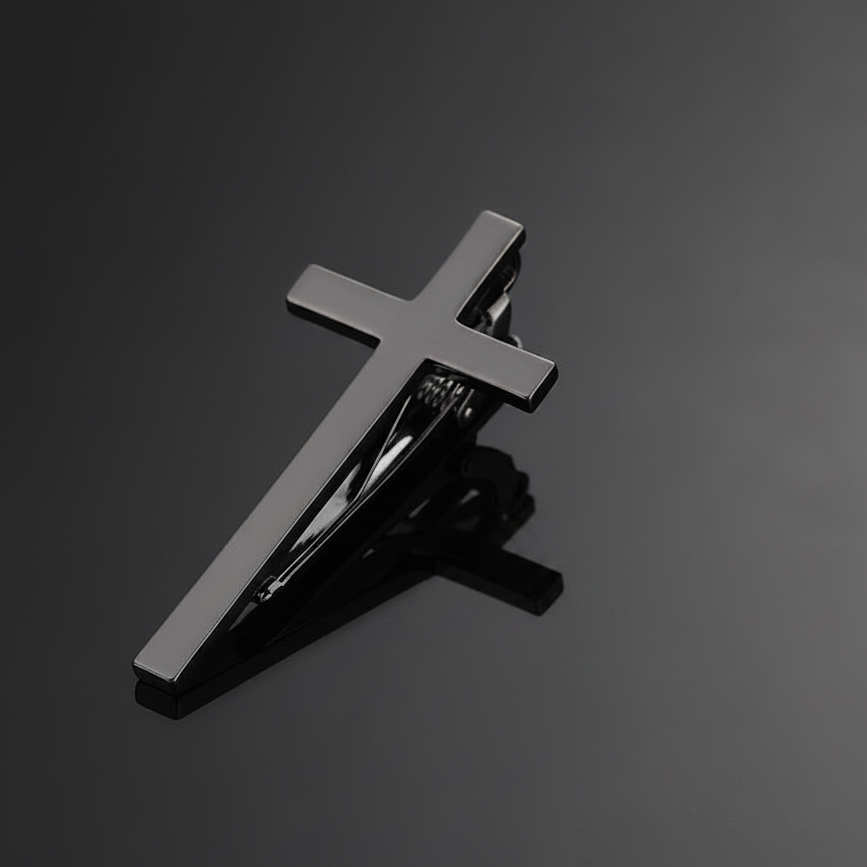 GRUFF Tie Bar — Crucifix